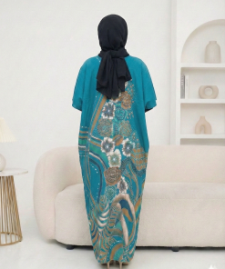 Alternative view of KAFTAN PANJANG PEONY B5021