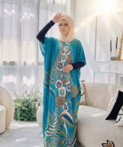 KAFTAN LENGAN PENDEK PEONY A5021