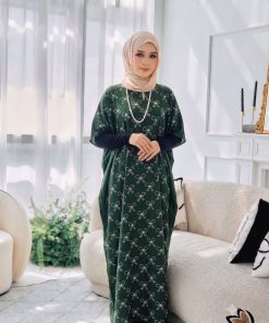 KAFTAN PENDEK RIBBON EMERLALD GREEN A21