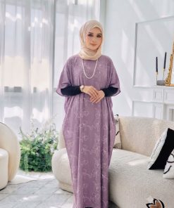 KAFTAN PENDEK RIBBON LILAC A01