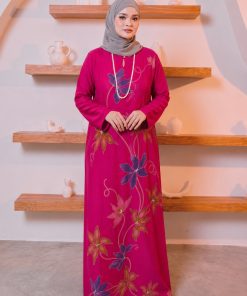KAFTAN PANJANG A5121 (HOT PINK)