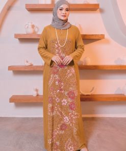 KAFTAN PANJANG A5108 (MUSTARD)