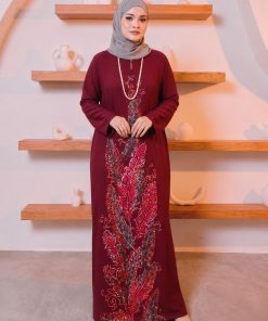 KAFTAN PANJANG A5112 (MAROON)