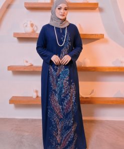 KAFTAN PANJANG A5112 ( NAVY BLUE )