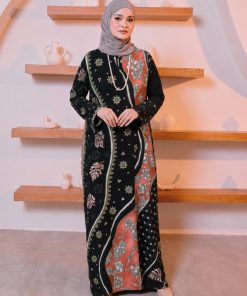 KAFTAN PANJANG A5107 ( BLACK )